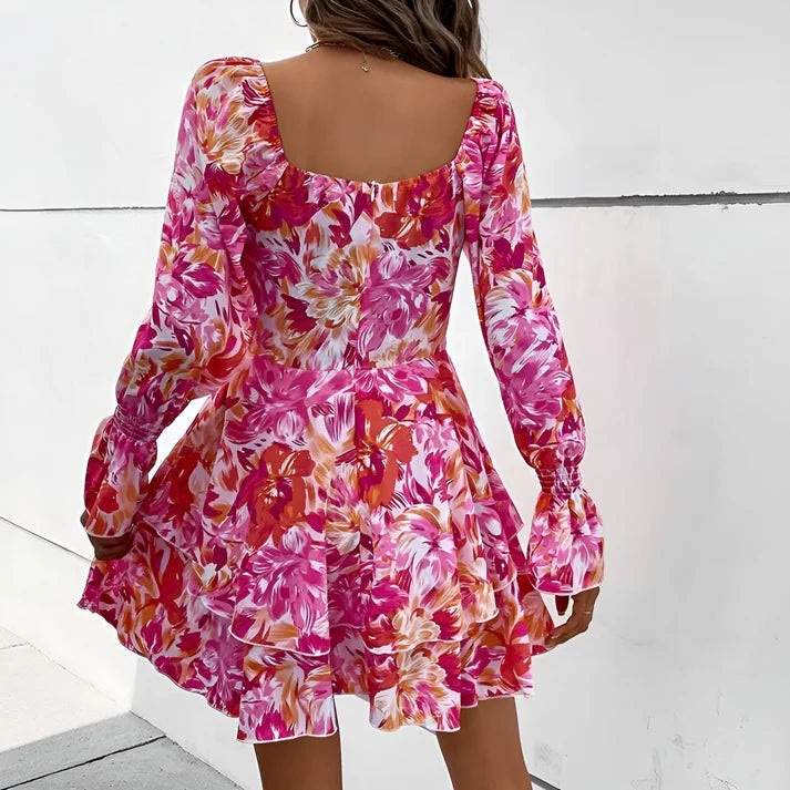 Elma Midi Dress – Feminine Florals with Effortless Flow