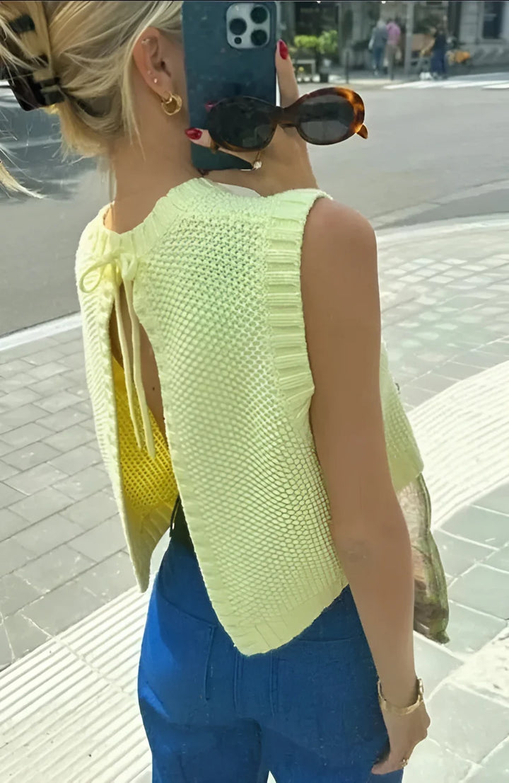 Model wearing Milka Top – casual loose fit summer top with batwing sleeves and minimalist style by Santori The Label.