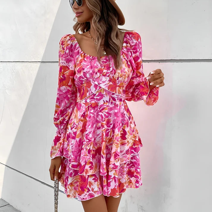 Elma Midi Dress – Feminine Florals with Effortless Flow